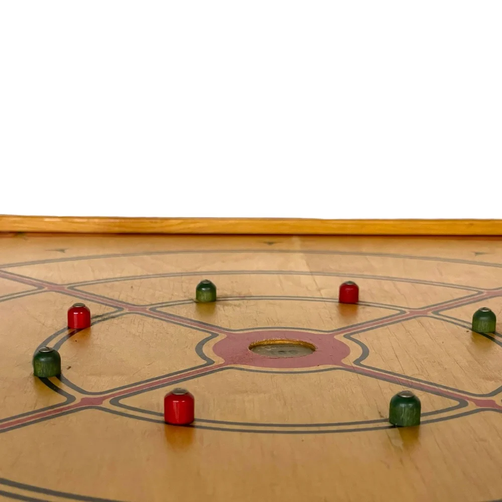 木製Carrom Board キャロンボード Amazon.co.jp: Deluxe Wooden Large Size Carrom Table Game Set